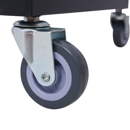 Adjustable Tear Down Work Table caster wheel with metal bracket, gray wheel HouseOfZazla on Tampa Home & Garden Store