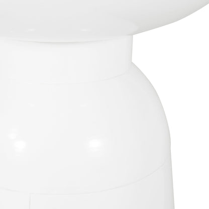 Modern Round Metal Pedestal Outdoor Table