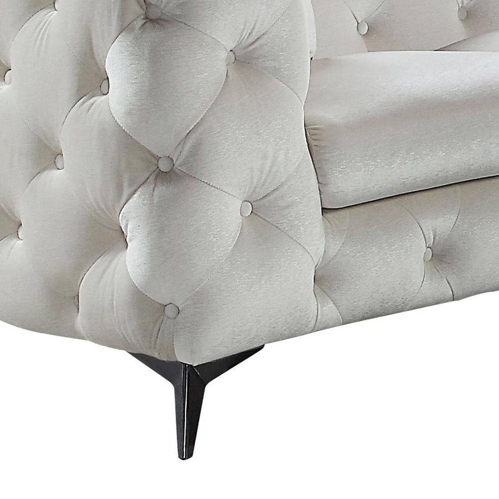 Atronia Sectional Sofa and Four Beige Pillows
