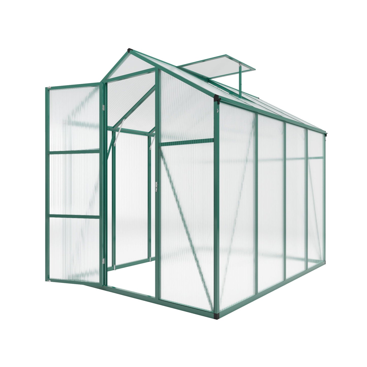 Strong Polycarbonate Walk In Greenhouse and Porch