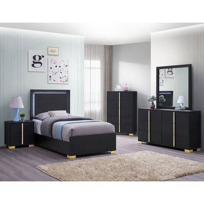 Jeremiah LED Panel Bed and Touch Lighting