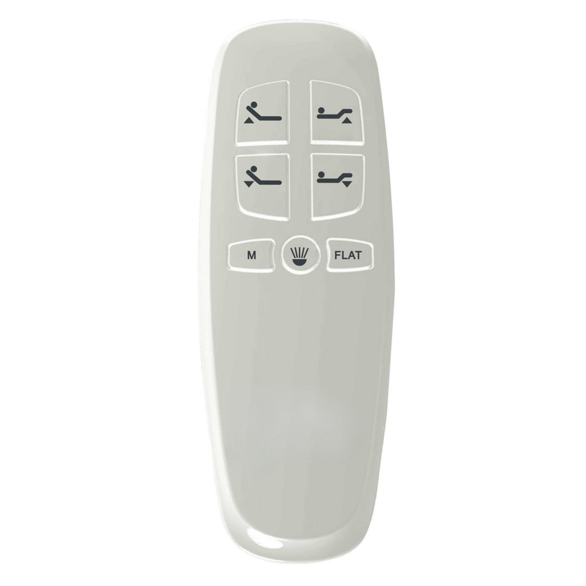 HouseOfZazla remote for full adjustable bed base with head and foot position controls gray on Tampa Home & Garden Store