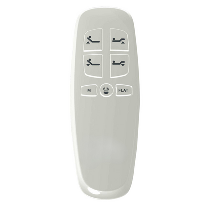 HouseOfZazla remote for full adjustable bed base with head and foot position controls gray on Tampa Home & Garden Store