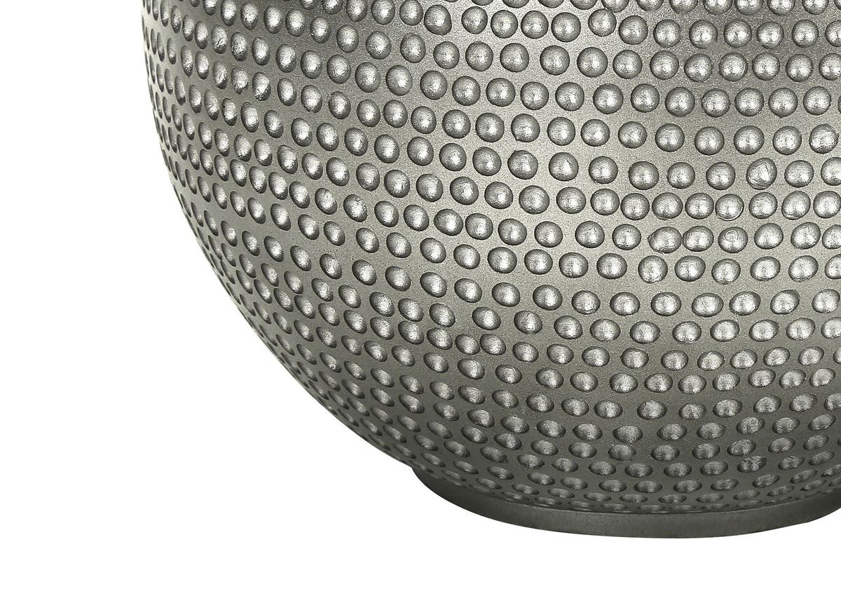 Table lamp by HouseOfZazla with gray metallic dotted texture on Tampa Home & Garden Store