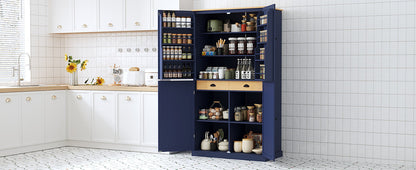 Topmax Freestanding Pantry and Kitchen Cabinet
