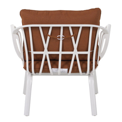 Huron Outdoor Resin Club Chair Set of Two