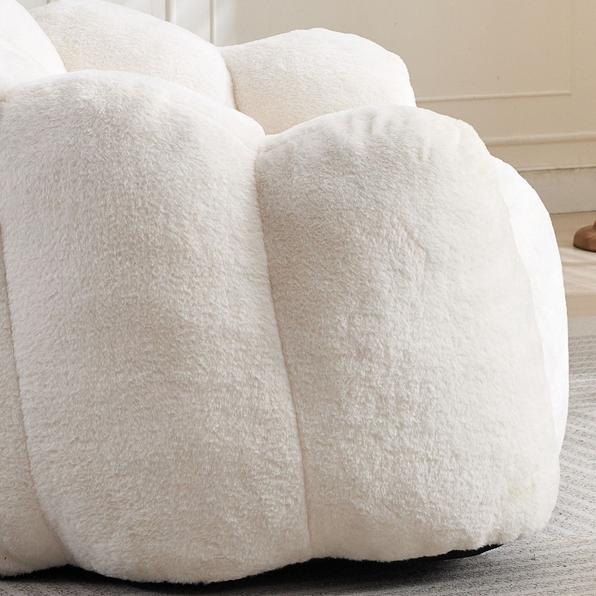 Elegant Lotus Style Pull Down Sofa with Legs