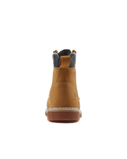 Kiwi Premium Wheat Nubuck 6" Steel Toe Waterproof Cap-Toe Work Boots [R64000]