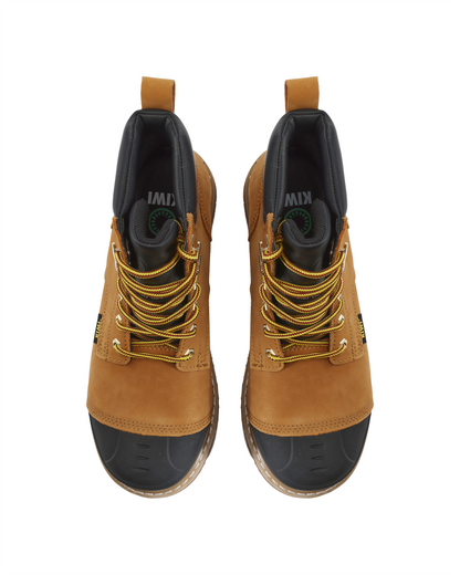 Kiwi Premium Wheat Nubuck 6" Composite Toe Waterproof Cap-Toe Work Boots [R69000]