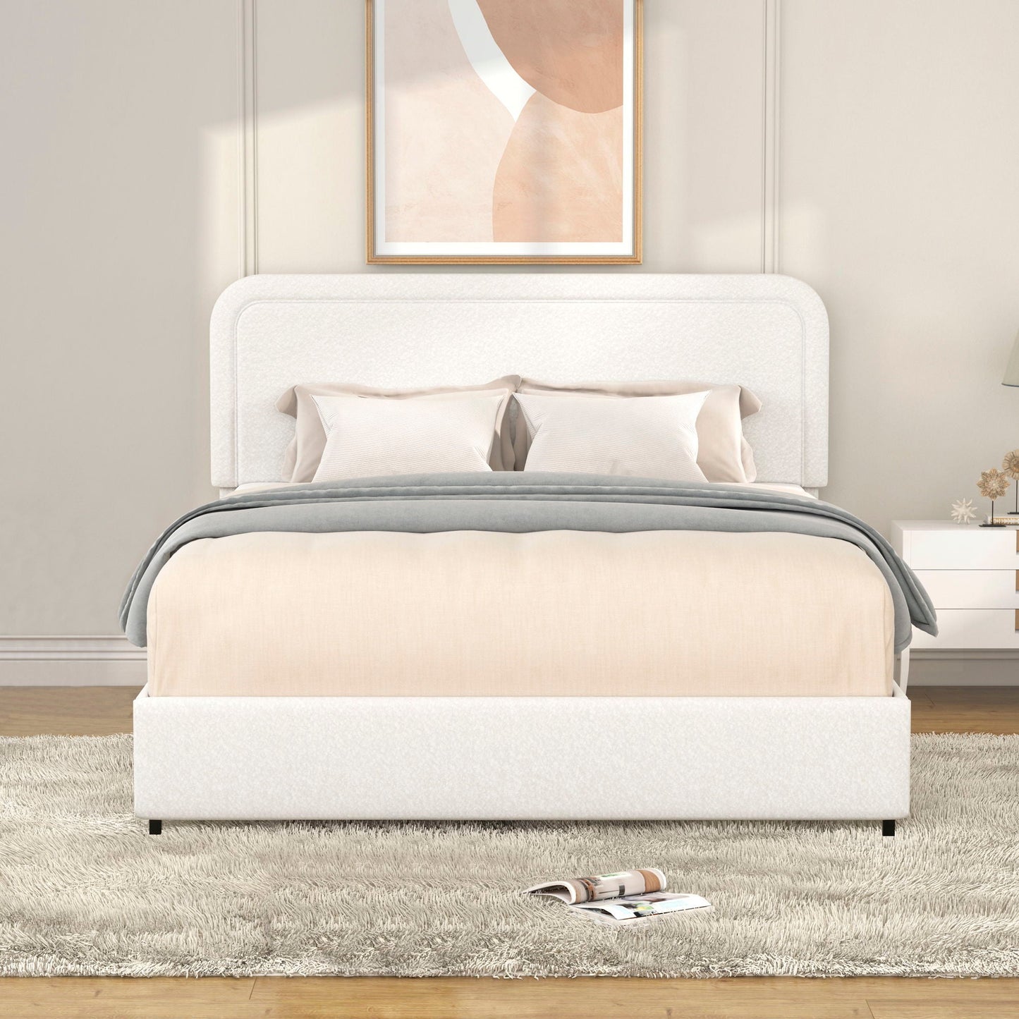 Liv Upholstered Storage Platform Bed with Drawers