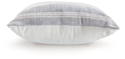 Adikus throw pillow by Unique Piece Furniture with gray woven top and white base on Tampa Home & Garden Store