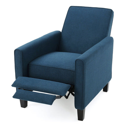 Upholstered Push Back Recliner Chair and Lounge
