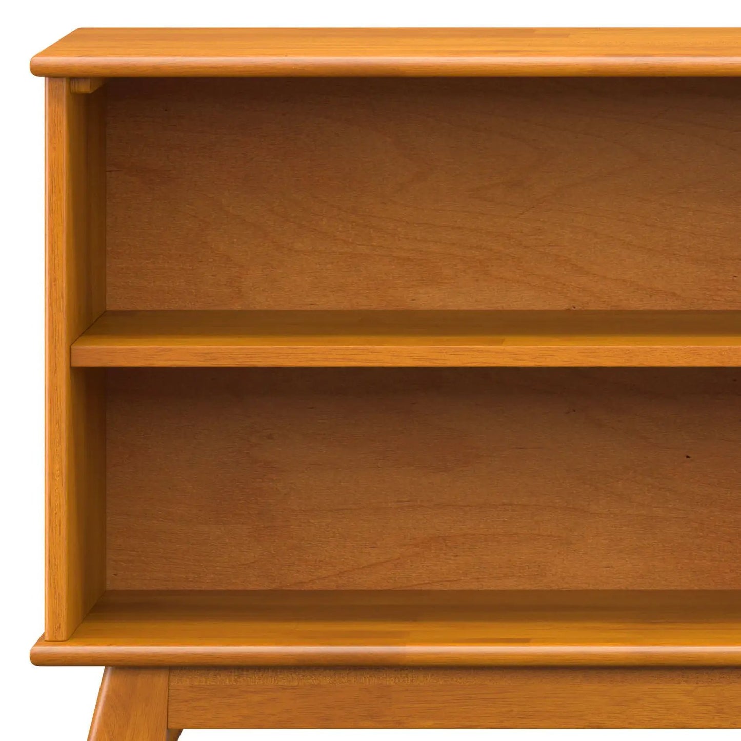 Draper Handcrafted Low Bookcase in Solid Wood