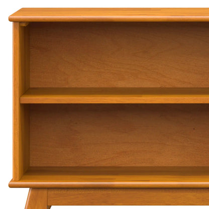 Draper Handcrafted Low Bookcase in Solid Wood