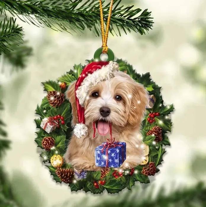 Car Pendant Sleeping Dog Angel Decor Hanging