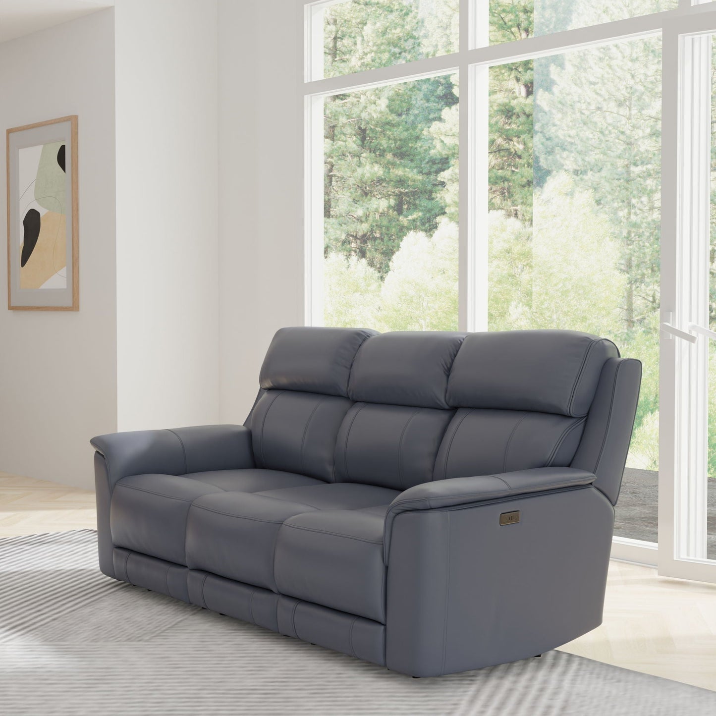 Oslo Dual Power Reclining Sofa with Chargers