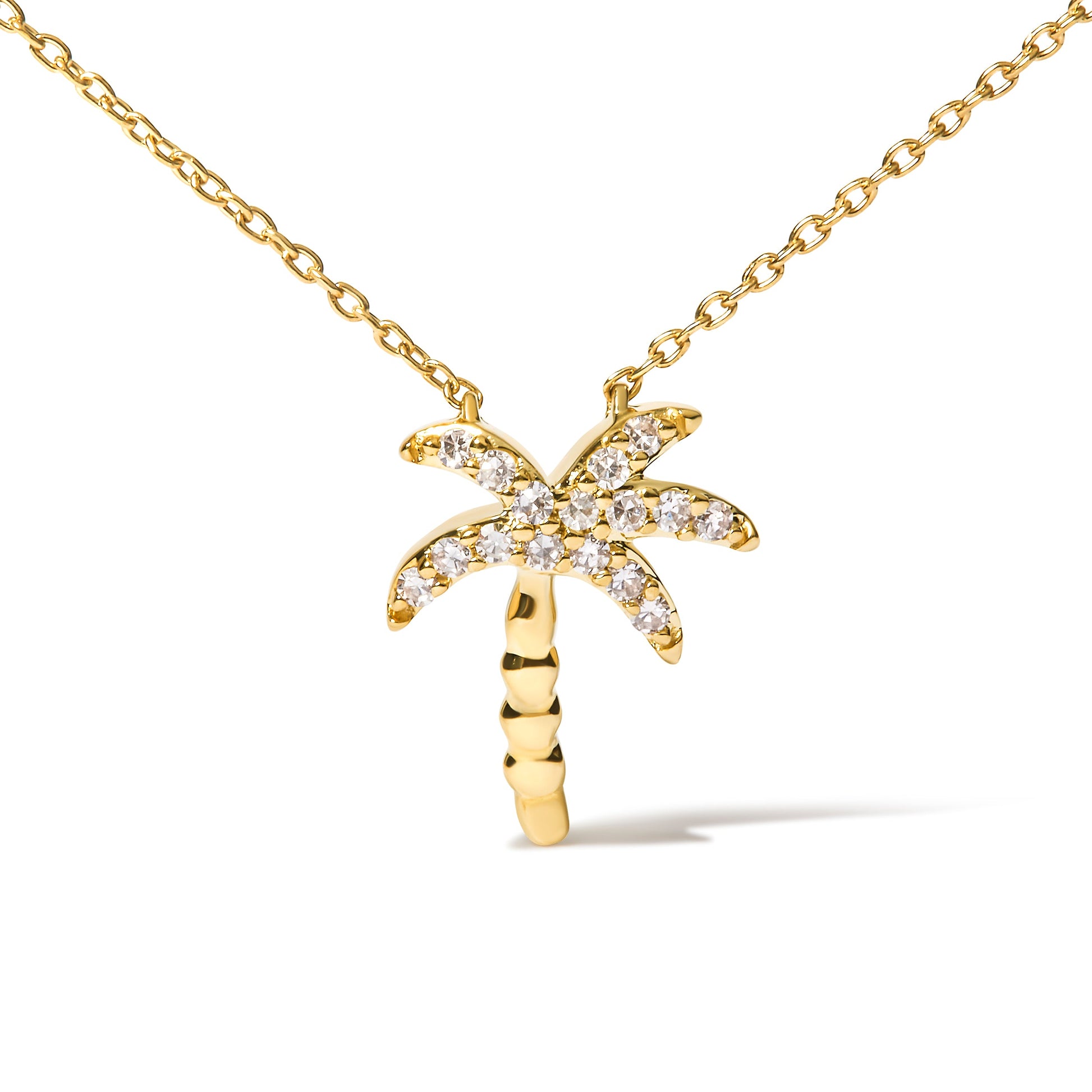 10K yellow gold butterfly pendant with pavé diamonds on an 18-inch chain on Tampa Home & Garden Store