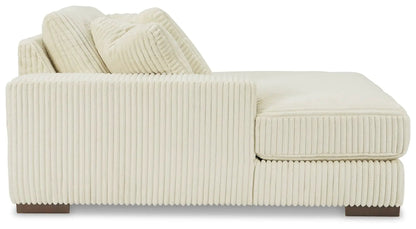 Lindyn Sectional Sofa with Cord Upholstery