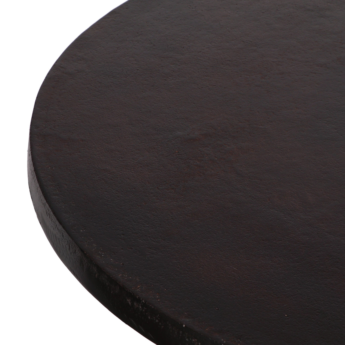 3 Piece Dining Set table top close-up in dark brown finish on Tampa Home & Garden Store