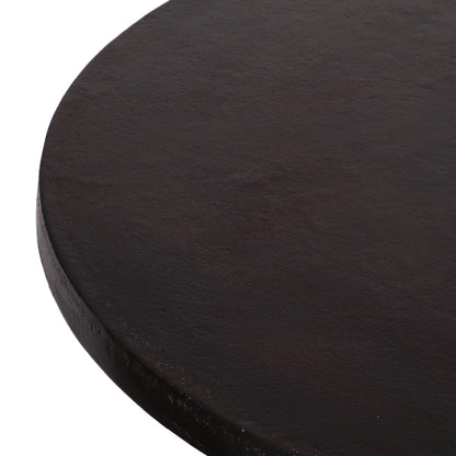 3 Piece Dining Set table top close-up in dark brown finish on Tampa Home & Garden Store
