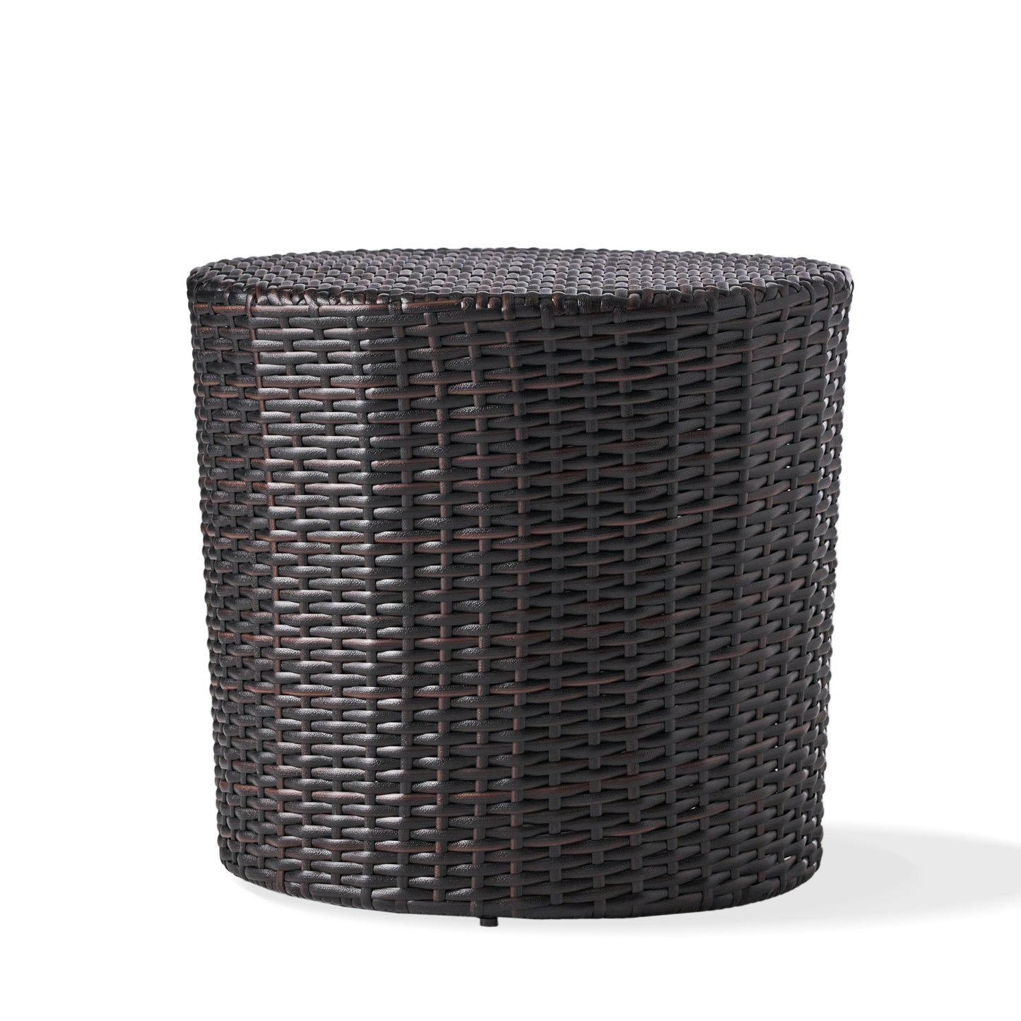 Kingstown Barrel and Outdoor Wicker Side Table