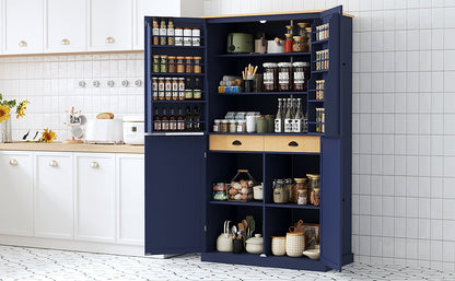 Topmax Freestanding Pantry and Kitchen Cabinet