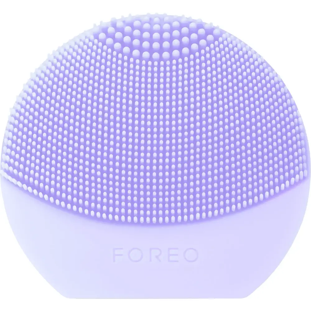 FOREO LUNA play plus purple silicone facial cleansing brush with bristles on Tampa Home & Garden Store