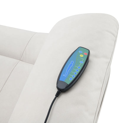 Chriki Beige Power Recliner with Lift and Heat