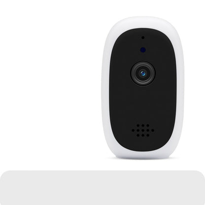 Security network camera white with black front panel centered lens blue LED and mic grille on Tampa Home & Garden Store