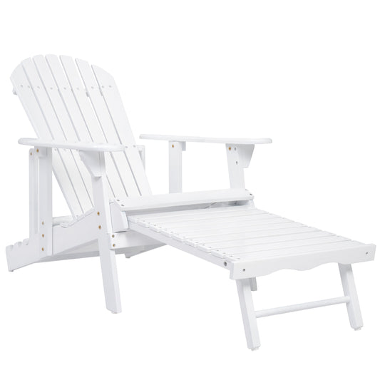 Malibu Adirondack Chair foldable acacia wood design natural outdoor furniture HouseOfZazla on Tampa Home & Garden Store