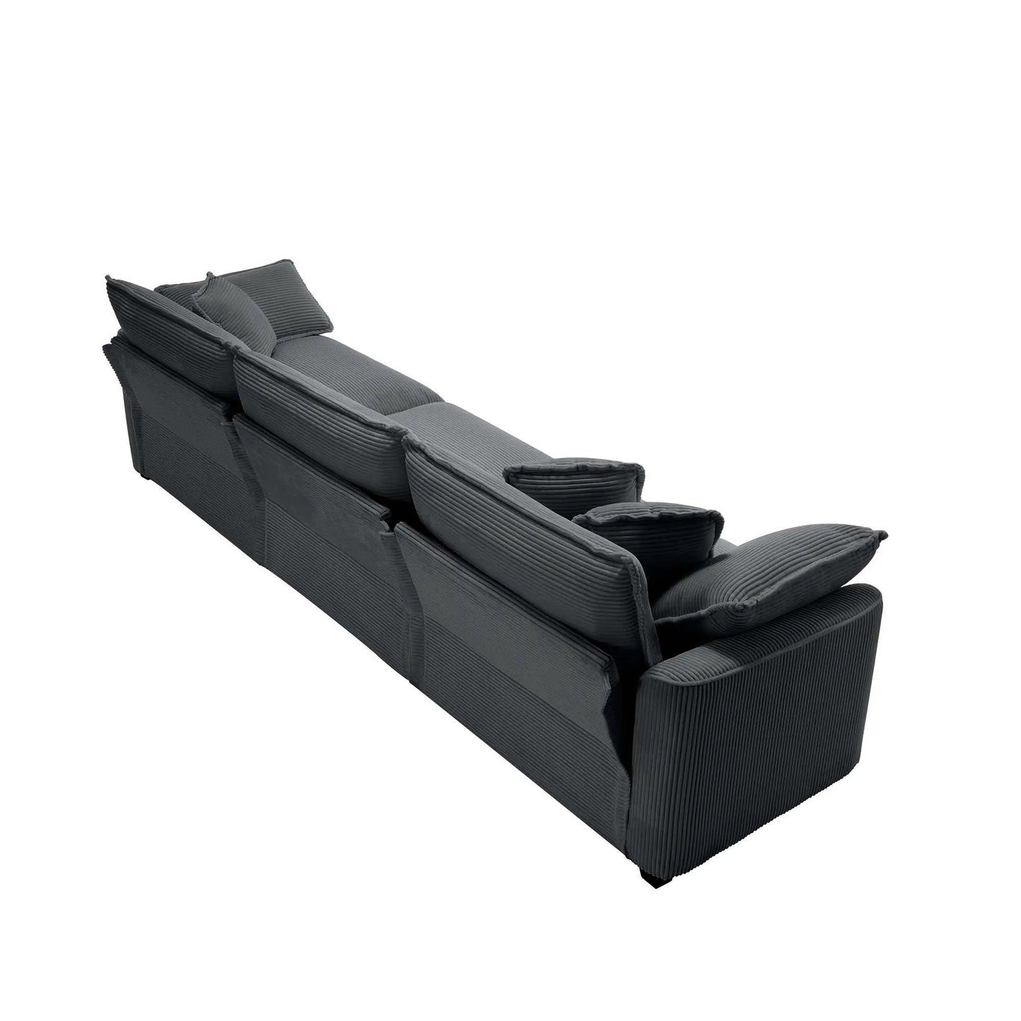 Elegant Sectional Sofa Set with Deep Seats
