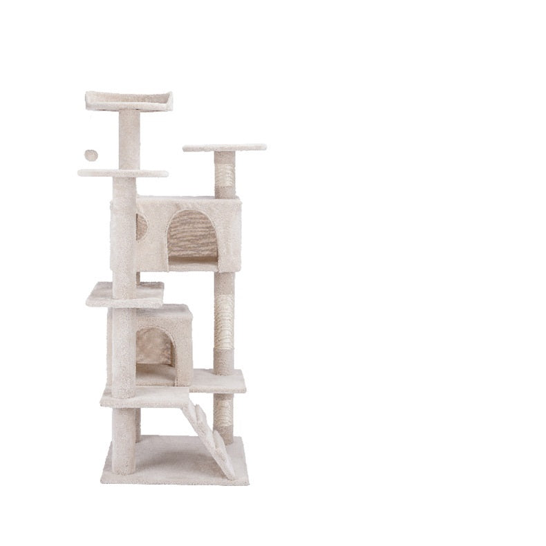 Cat tree with beige sisal posts, condo nook and hammock by Sell My Stuff on Tampa Home & Garden Store
