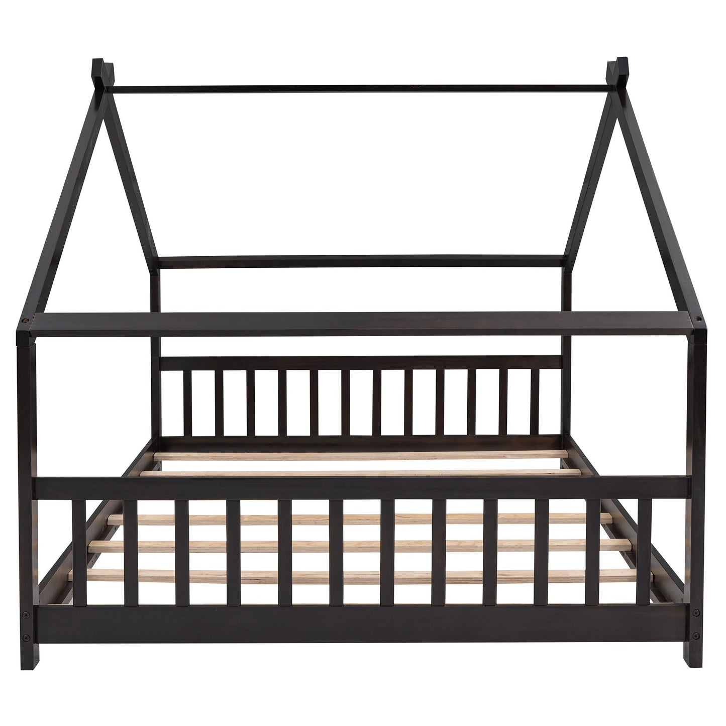 Playhouse Design Bed with Cozy Roof for Kids