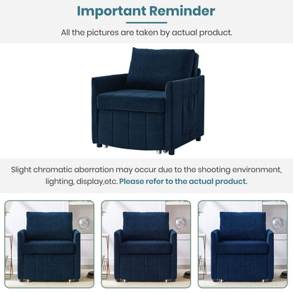 Convertible Sleeper Sofa and Storage Pockets