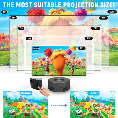 Smart Projector My Store WiFi portable 1080P LED mini projector for home theater on Tampa Home & Garden Store