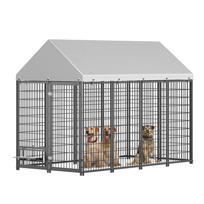 Large Outdoor Dog Kennel for Backyard and Patio