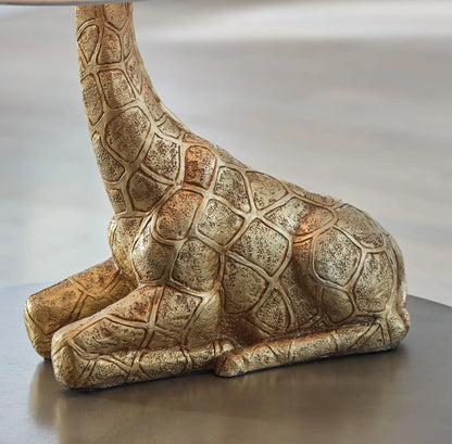 Ferrison Giraffe Table Lamp with Gold Finish