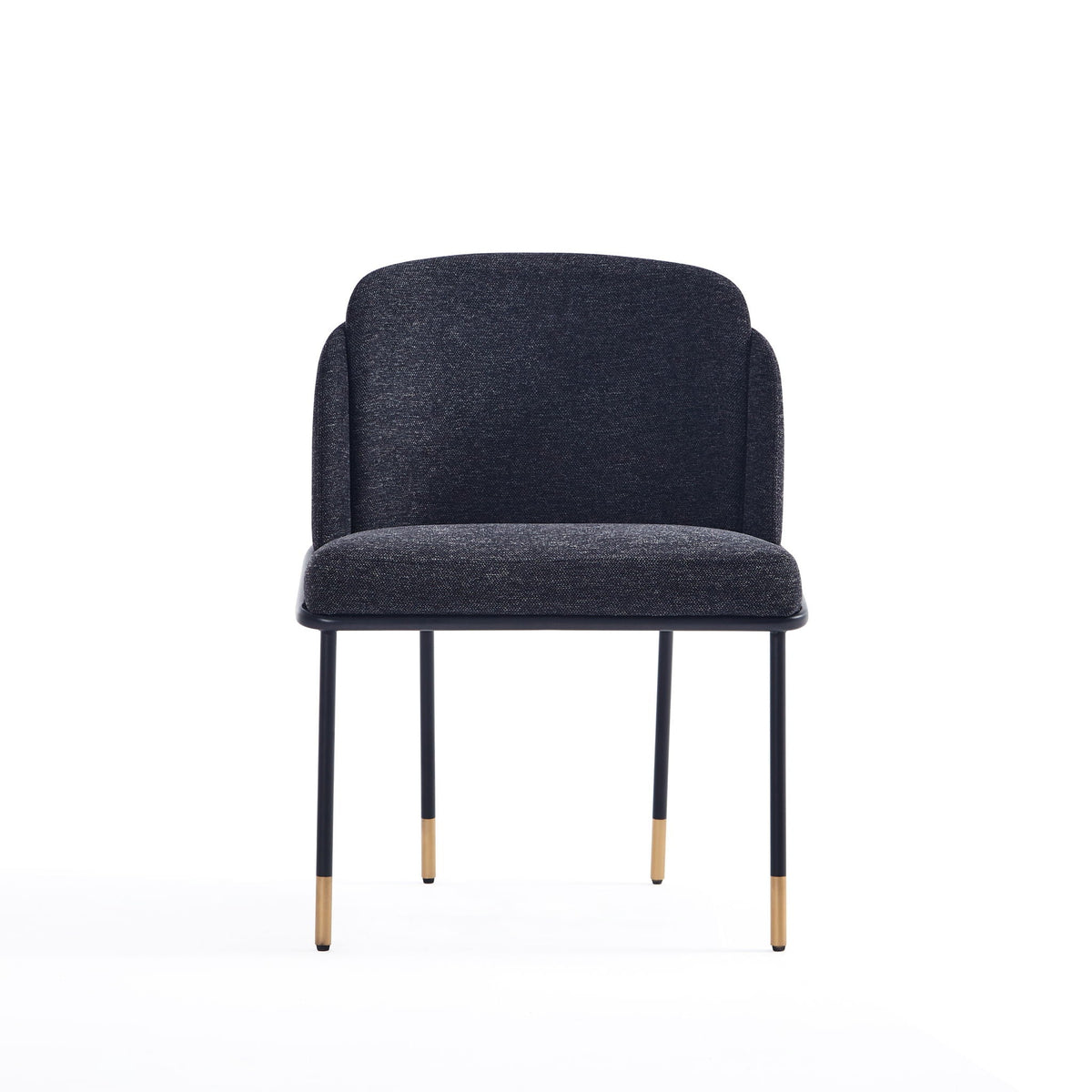 Flor Dining Chair with Twill Weave Upholstery in dark gray by HouseOfZazla on Tampa Home & Garden Store