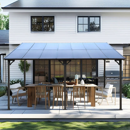 Wall Mounted Outdoor Pergola Gazebo Heavy Duty
