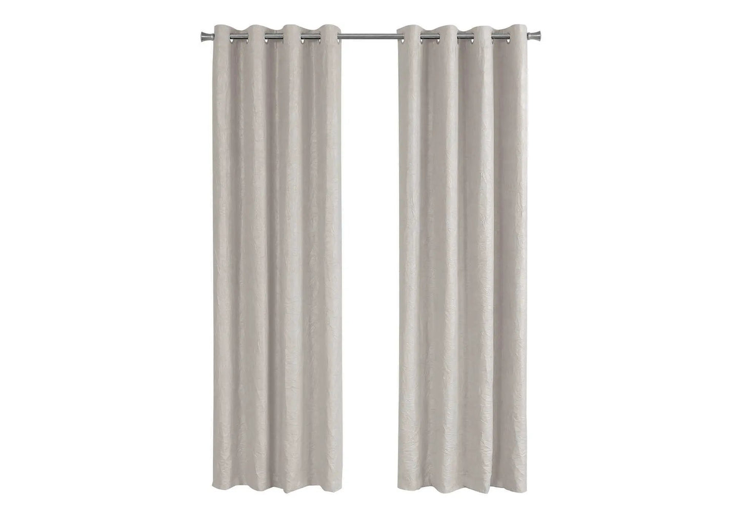 2-piece curtain set: room-darkening grommet panels in light beige by Unique Piece Furniture on Tampa Home & Garden Store