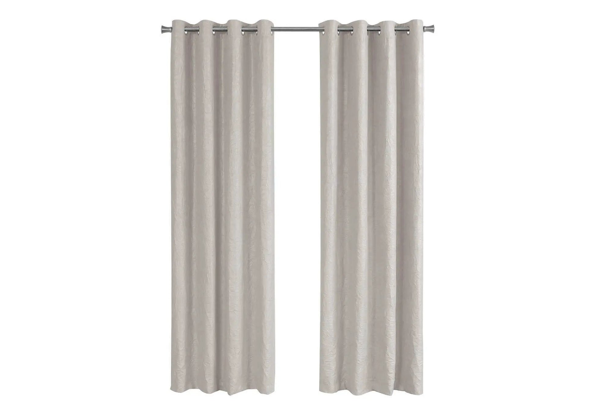 2-piece curtain set: room-darkening grommet panels in light beige by Unique Piece Furniture on Tampa Home & Garden Store