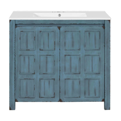 Bathroom Vanity Organizer with Sink and Cabinet
