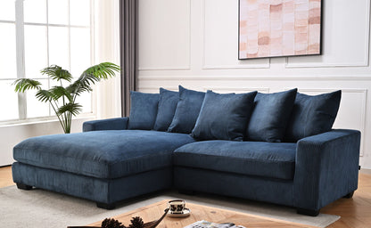 Luxe Oversized 2 Piece Sectional Sofa for Living