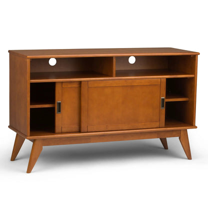 Draper Handcrafted Mid Century Low TV Media Stand