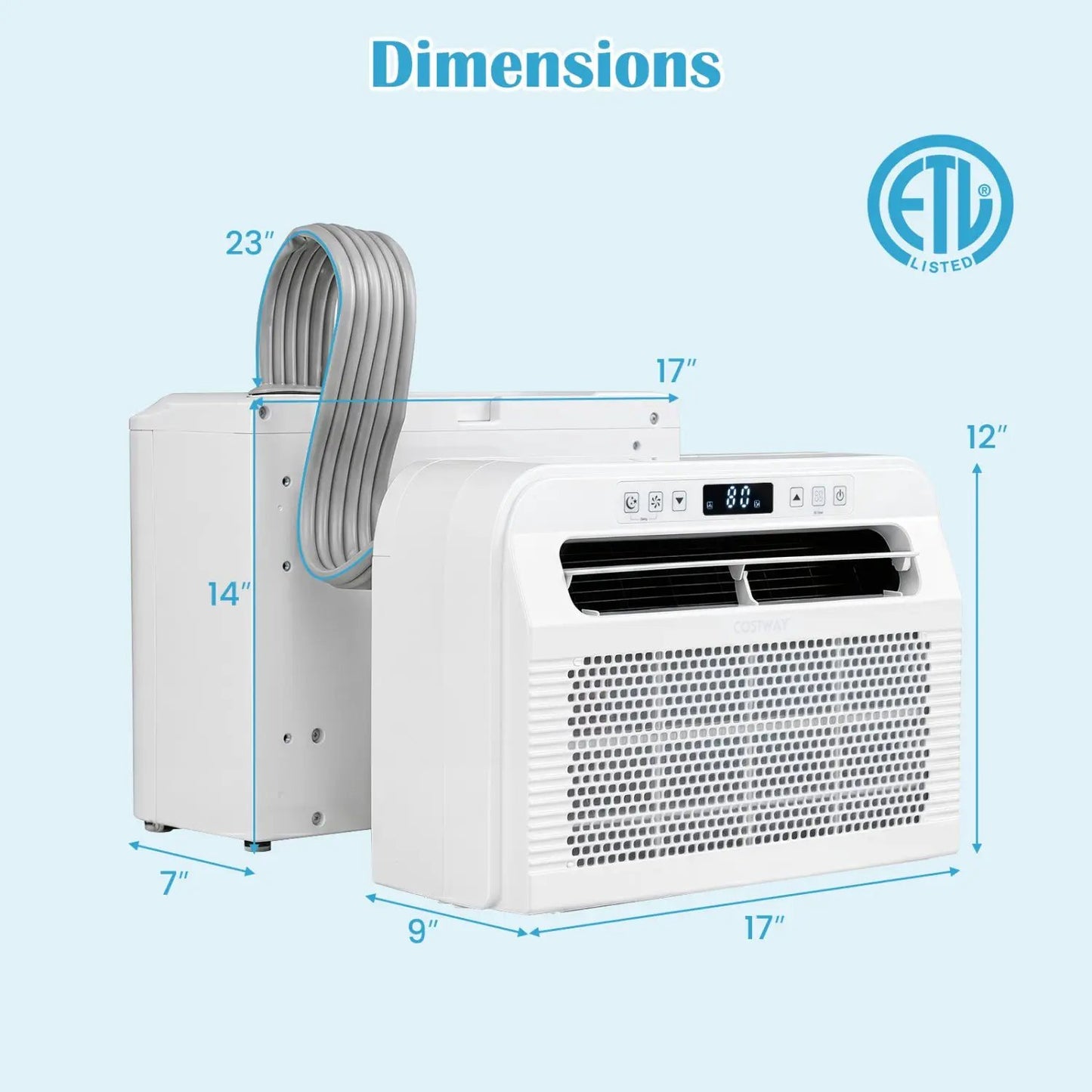 6500 BTU Window AC With WiFi and Voice Control
