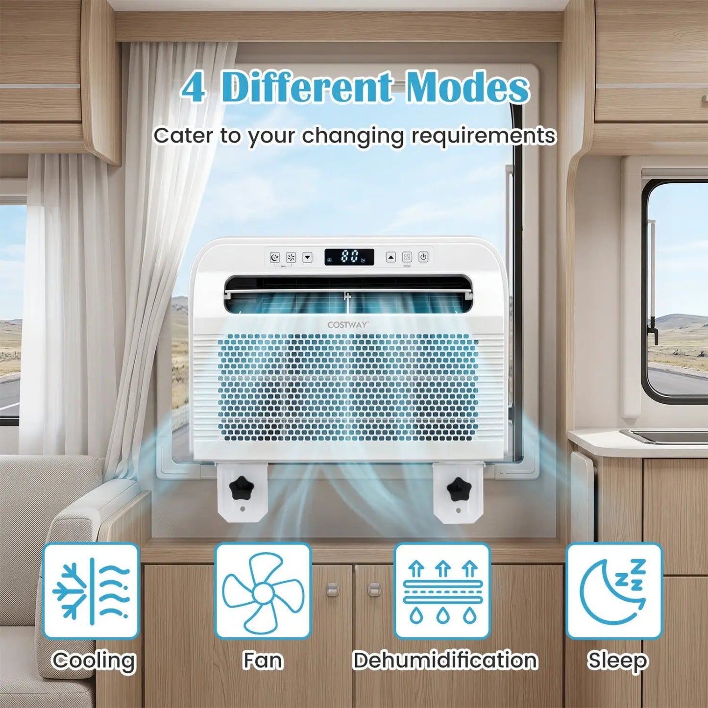 6500 BTU Window AC With WiFi and Voice Control