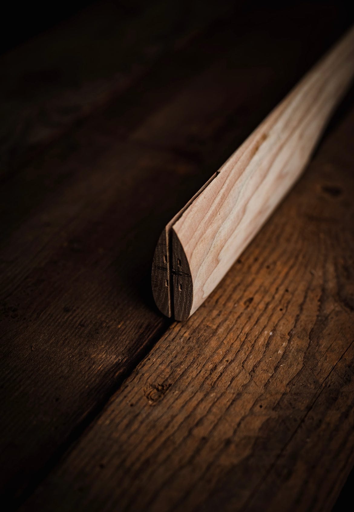 Whiskey River Premium Heritage 30C axe handle, 30in natural wood with grain detail on Tampa Home & Garden Store