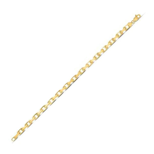 14k yellow gold French cable link chain necklace 4.80 mm Bids.com on Tampa Home & Garden Store