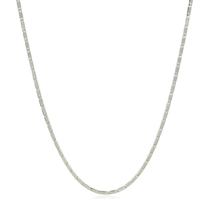 14k white gold Lumina pendant chain 1.0mm, flat-link necklace by Bids.com on Tampa Home & Garden Store
