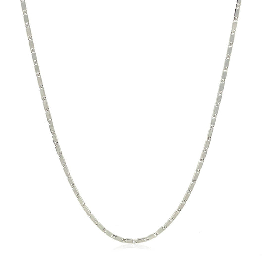 14k white gold Lumina pendant chain 1.0mm, flat-link necklace by Bids.com on Tampa Home & Garden Store